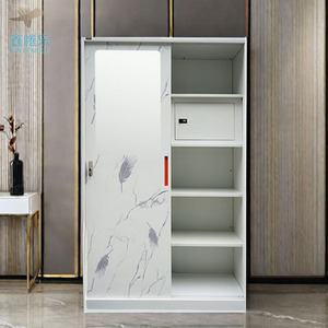 Armoire en acier convertible moderne Godrej, revêtement en poudre vert, meubles de chambre à coucher pour <span class=keywords><strong>appartement</strong></span> et hôtel, nouvelle promotion - Product Image 6