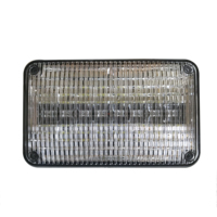 Neue Zweifarbige 6*4 LED-Warnleuchte für Feuerwehrfahrzeuge, Krankenwagen und Andere Einsatzfahrzeuge 12V Nachrüst-Blinklicht