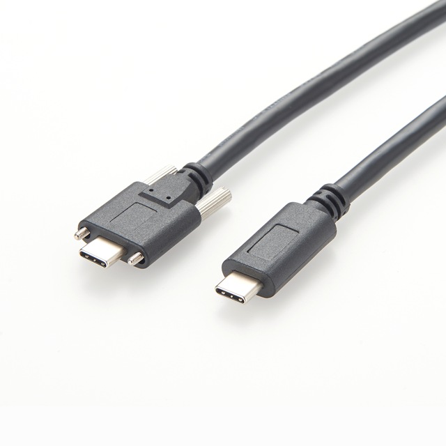 USB 3.1 Type-C Industrial Camera Cable with Braid Shielding and PVC Jacket Pure Copper Conductor