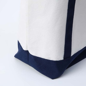 Sac fourre-tout en toile grande capacité, résistant à l'eau, ouverture supérieure, minimaliste, pour le voyage et le rangement, vente en gros - Product Image 4
