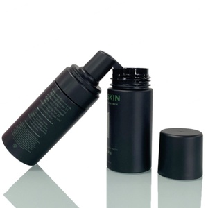 Matte Surface 100 120ml 150ml 200ml PET Face Cleanser Liquid Foaming Mousse Pump <b>Bottle</b> Matte Black Foam <b>Bottle</b> - Product Image 3