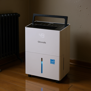 Déshumidificateur à compresseur Glowells 80 pintes avec contrôle intelligent de l'humidité pour usage domestique et sous-sol - Product Image 2
