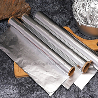 Vente Chaude 8011 Feuilles d'Aluminium Papier pour Usage Domestique Qualité Alimentaire Rouleau de Papier d'Aluminium Robuste