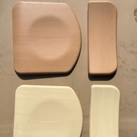 Conjunto de Mesa y Silla Escolar Contemporáneo Qinfeng, 1 Mesa y 2 Sillas, 1100x460mm 385x373mm, Madera Ignífuga, Ecológico y Cómodo