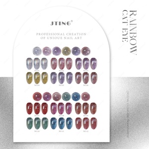 JTING Vernis Gel Effet Œil de Chat Arc-en-ciel 12 Couleurs, Conception Personnalisable, OEM/ODM, Sans HEMA ni TPO, Fournitures d'Art Ongulaire en Gros - Product Image 3