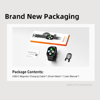 Montre connectée Starmax WATCH 2, écran TFT 1,85 pouces, bracelet en silicone, moniteur de fréquence cardiaque, SpO2, suivi du sommeil par IA, logo personnalisé