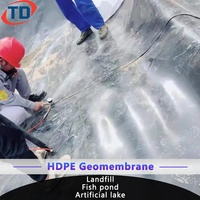 Пленка для пруда 45mil 20mil 30mil, наружная геомембрана из HDPE 500 микрон 750 микрон 1000 микрон, сельскохозяйственная геомембрана