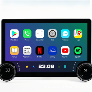 เครื่องเล่นนำทางในรถยนต์ 4G Octa Core หน้าจอ 11.5 นิ้ว พร้อมปุ่มควบคุมคู่ รองรับ BT แฮนด์ฟรี วิทยุ CarPlay Android Auto หน่วยความจำ 6+128GB WIFI - Product Image 2