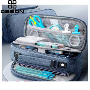 Grande <span class=keywords><strong>astuccio</strong></span> speciale, <span class=keywords><strong>astuccio</strong></span> doppio lato per l'ufficio scolastico, <span class=keywords><strong>astuccio</strong></span> portatile con scomparti - Product Image 2