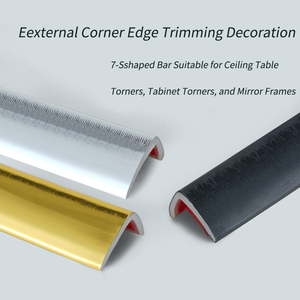 L-Shape <strong>Tile</strong> Outside Corner Molding Vinyl Trim <strong>Tile</strong> Exterior Trim Edging <strong>Moulding</strong> for Home Decor - Product Image 2