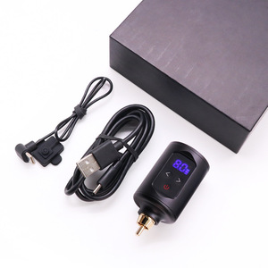 Fuente de Alimentación Inalámbrica para Tatuajes de 1400 mAh, RCA LF, Pantalla LCD Pequeña, Uso con una Sola Mano para Máquina de Tatuar - Product Image 5