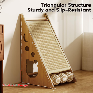 Wear Resistant No Shedding Anti Scratching <b>Cat</b> Scratching Post Durable Interactive Toy for <b>Cats</b> Indoor Outdoor Use - Product Image 3