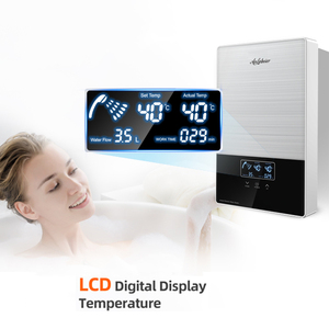 Chauffe-eau électrique haute puissance 8000-12000W 220V, élément chauffant en aluminium moulé, commande tactile, WiFi, application télécommandée, IPX4 - Product Image 4