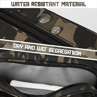 Kit Dopp de pochettes Molle pour hommes de Logo personnalisé de qualité supérieure tactique pour trousse de toilette fermeture à glissière polyester sac cosmétique de Style mode