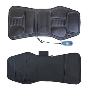 Masajeador vibratorio con calefacción eléctrica S118, almohadilla para silla, masajeador de espalda con calor, masaje de aire de mano - Product Image 4