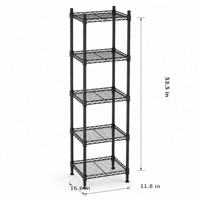 Organisateur de vêtements portable pliable en plastique PP REGILLER pour salle de bain/lessive, gain de place