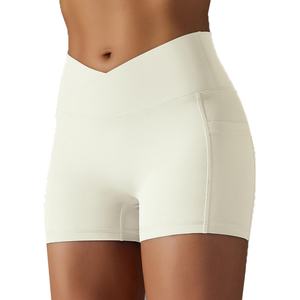Customized Women's Premium Quality High Waist Butt Lift Workout Yoga Compression <b>Slimming</b> Yoga <b>Shorts</b> - Product Image 1