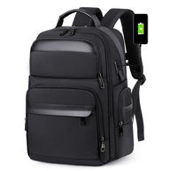 Sac à dos pour ordinateur portable professionnel personnalisable, nouveau design, avec port USB, antichoc, résistant à l'eau, pour les trajets domicile-travail et les voyages d'affaires
