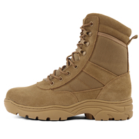 Bottes de Randonnée Lumineuses avec Protection Supérieure, Semelle Antidérapante, Fermeture Éclair Latérale et Support de Cheville