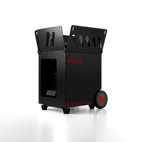 Lanceur de balles de tennis professionnel Nisplay N4 Lite, vitesse réglable, débit d'alimentation ajustable, entraînement en ligne double, télécommande intelligente, capacité de plus de 80 balles