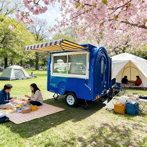 Creative Appearance Mobile Food Cart Outdoor Event Catering <b>Trailer</b> Customized - Product Image 1