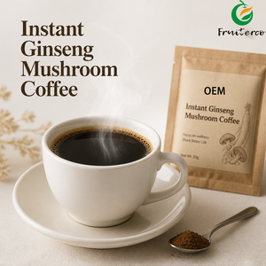 Caffè Istantaneo al Ginseng e Funghi con Etichetta Privata, Senza Zucchero, Miscela di Caffè alle Erbe OEM - Product Image 2