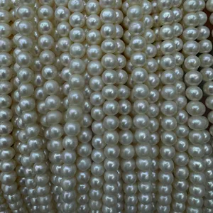 2024 di vendita calda di alta qualità naturale perla d'acqua dolce 3mm 4mm 5mm 6mm per la creazione di gioielli