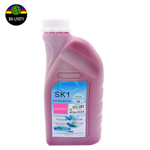 Chất lượng cao 1000ml sinh thái dung môi cho mực SK1 Cmyk cho in kỹ thuật số cho <span class=keywords><strong>SPT</strong></span> 508gs đầu in và <span class=keywords><strong>FY</strong></span> sinh thái dung môi máy in - Product Image 2