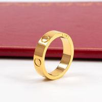His & Hers Chiffre Romain En Acier Inoxydable Coeur Anneau Classique Étanche Haute Polissage Ton Argent Bijoux Cadeau pour Les Couples Assortis