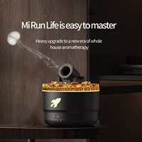 Le plus récent anneau de fumée humidificateur volcanique diffuseur d'huile essentielle Machine 7 humidificateur de canon coloré diffuseur d'arôme à ultrasons