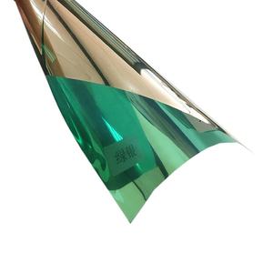 Film de teinte de fenêtre miroir vert Film de fenêtre de vision à sens unique Carton Protection de fenêtre souple Fenêtres de voiture Vert Argent Windows <span class=keywords><strong>Fild</strong></span> - Product Image 4