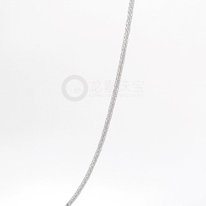 Luxury Adjustable Smooth White Pt950 Fine <b>Rope</b> <b>Chain</b> Necklace Unisex Premium Long Lasting Platinum Jewelry - Product Image 6