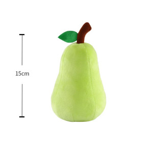 Juguete de peluche de fruta personalizado al por mayor, juguete de simulación, adorno de tela, accesorios de juego, naranja, manzana, sandía - Product Image 3