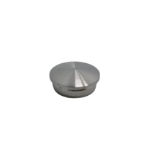 Accessoires de main courante en acier inoxydable, embouts de tube de balustrade, bouchons de tuyau ronds/arc/quadrangulaires, design contemporain, usage hôtelier