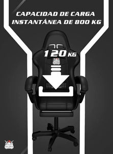 Reclinabile 150KG in pelle sintetica eco-friendly Silla Gamer Black Pro Hell castello sedia reclinabile da gioco con cuscino lombare - Product Image 3