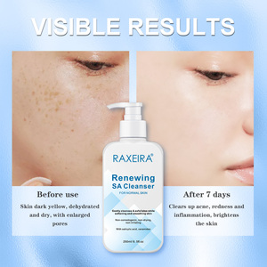 Vente en gros Renouvelant SA <span class=keywords><strong>Nettoyant</strong></span> 250ML Niacinamide Acide Salicylique Exfoliant pour Blanchir Hydratant Visage Sans Parfum - Product Image 3