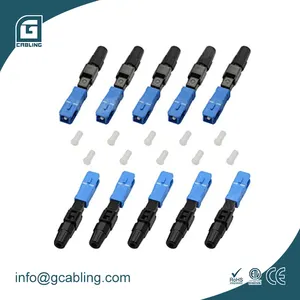 GcablingSCapc光ファイバーアダプター光ファイバー高速ftthコネクターSC/UPC SC/APC高速コネクター光ファイバーケーブルコネクター