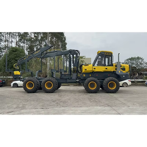 ORIEMAC XVY18C Skidder forestier avec grue télescopique hydraulique, grappin rotatif pour bois, moteur diesel, pompe à engrenages, PLC - Product Image 4