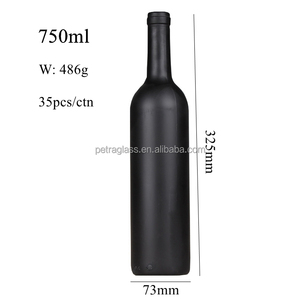 Vente en Gros 750ml <span class=keywords><strong>75cl</strong></span> Bouteilles en Verre de <span class=keywords><strong>Vin</strong></span> Rouge <span class=keywords><strong>Vide</strong></span> et Clair Noir, Vert, Brun avec Bouchon - Product Image 6