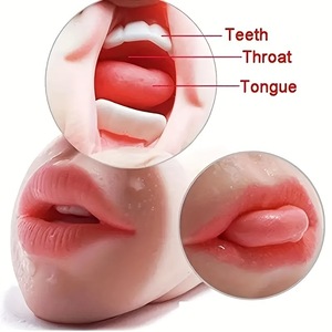 Masturbador Masculino con Molde Invertido de Glúteos, Copa Manual con Doble Orificio y Doble Cabeza, Dispositivo de Simulación Vaginal - Product Image 1