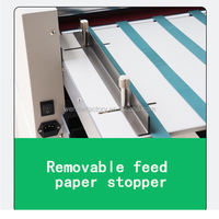 Machine de plastification multifonctionnelle automatique L389 à commande numérique PLC pour autocollants, films thermiques BOPP, PVC et papier, haute vitesse