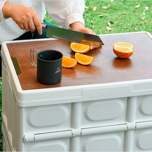 Odm/OEM ngoài trời có thể gập lại PP nhựa hộp lưu trữ sortable xe thùng với có thể tháo rời máy tính để bàn bìa cho cắm trại - Product Image 4