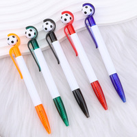 Novelty Soccer Ball Click Ballpoint <strong>Pen</strong> Custom Logo Promotional Gift <strong>Pen</strong> for Student Stationery Wholesale
