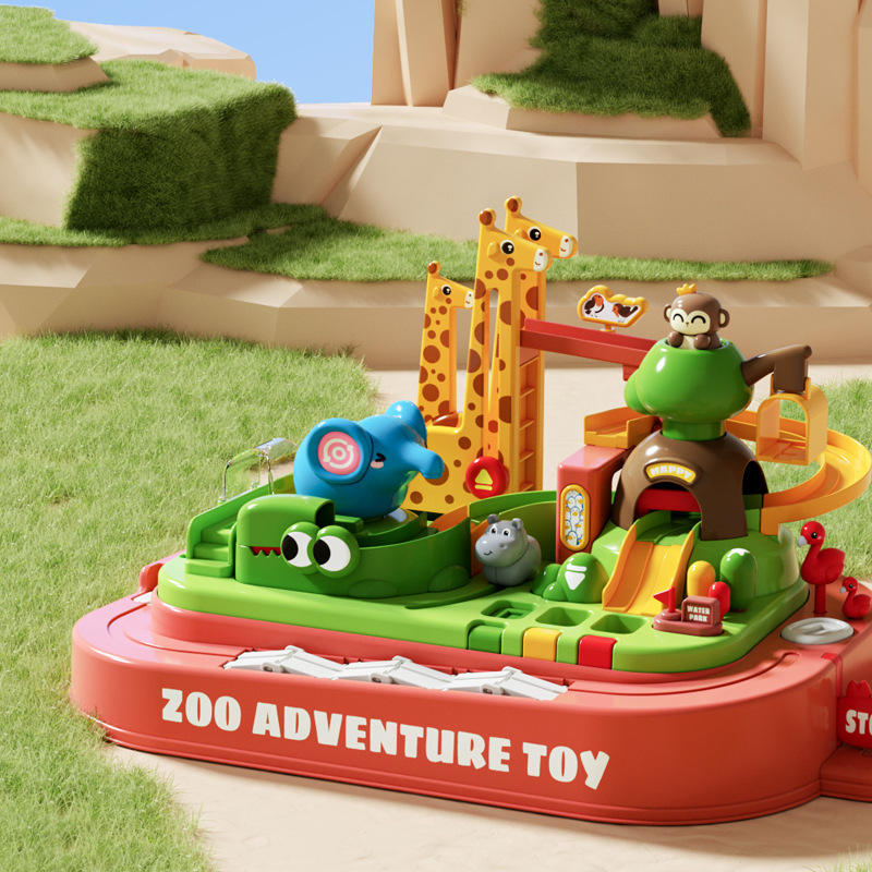 8610 Avventura allo zoo - con magnete - rosso