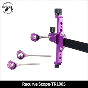 Lunette de tir à <span class=keywords><strong>l</strong></span>'arc Topoint TR1005 Recurve Bow Scope 8/32 CNC pour archers droitiers/gauchers - Product Image 3