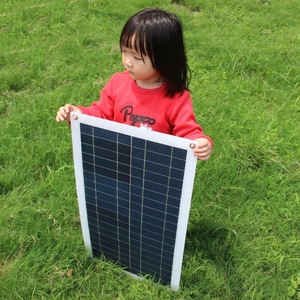 Panneau solaire semi-flexible 50W 18V pour l'extérieur, la maison, le toit, le balcon, la climatisation, la voiture, le bateau, l'alimentation de secours - Product Image 2