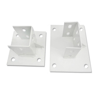 Plaques de base de montage triangulaires en alliage de zinc pour profilés en aluminium 4040, revêtement noir en poudre, fabrication OEM