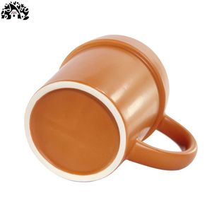 แก้วกาแฟเซรามิกแบบกำหนดเองจากโรงงาน ขนาด 350 มล. แก้วพอร์ซเลนสำหรับคนรักการปลูกต้นไม้ แก้วนมแบบพกพาสำหรับการเดินทาง - Product Image 4