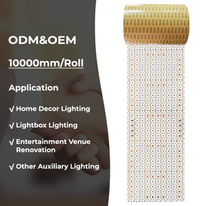 Panneau LED flexible de 10 m x 240 mm pour la décoration intérieure en pierre/onyx/marbre avec lumière ultra-uniforme et design découpable - Product Image 3