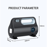 Compresseur d'air électrique portable 12V pour voiture, moto et vélo